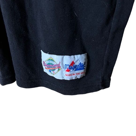 VTG Majestic Diamond Collection San Francisco Giants Turtle Neck USA Large - Picture 3 of 5